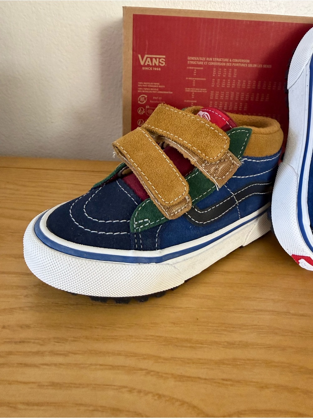 Vans Sk8 - Mid Reissu MTE MULTI / TRUE WHITE SIZE 10.5 C - Picture 4 of 9